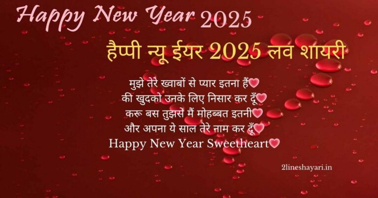 New Year My Love Shayari in Hindi