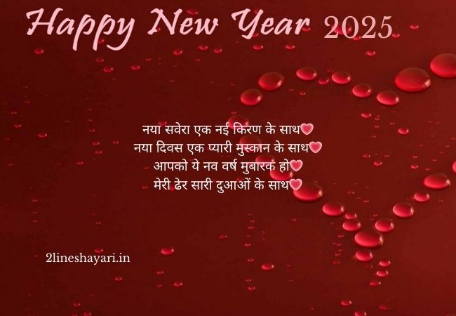 New Year My Love Shayari in Hindi