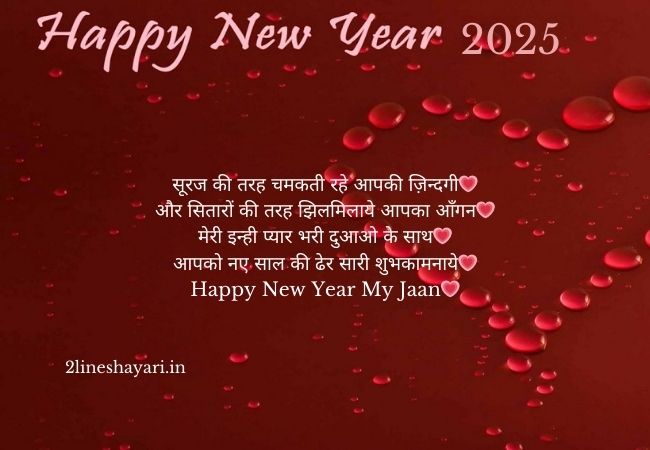 New Year My Love Shayari in Hindi