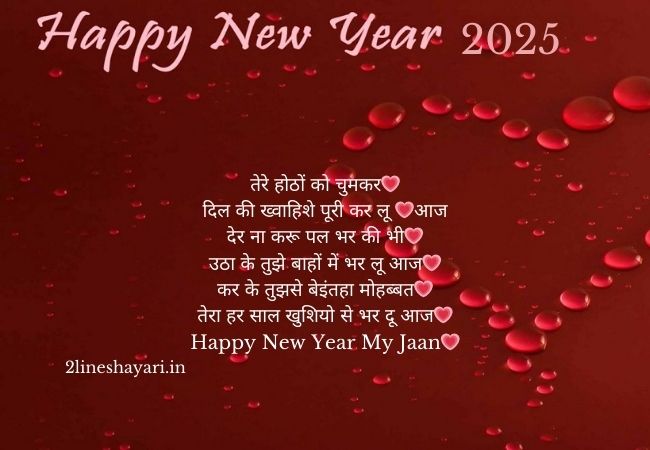 New Year My Love Shayari in Hindi