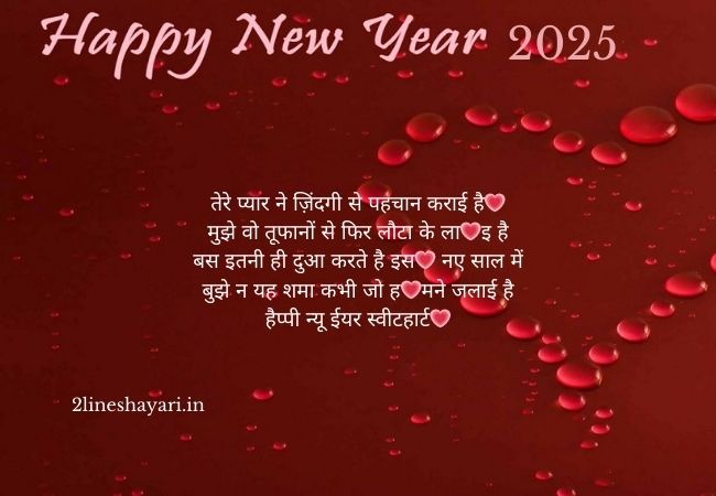 New Year My Love Shayari in Hindi